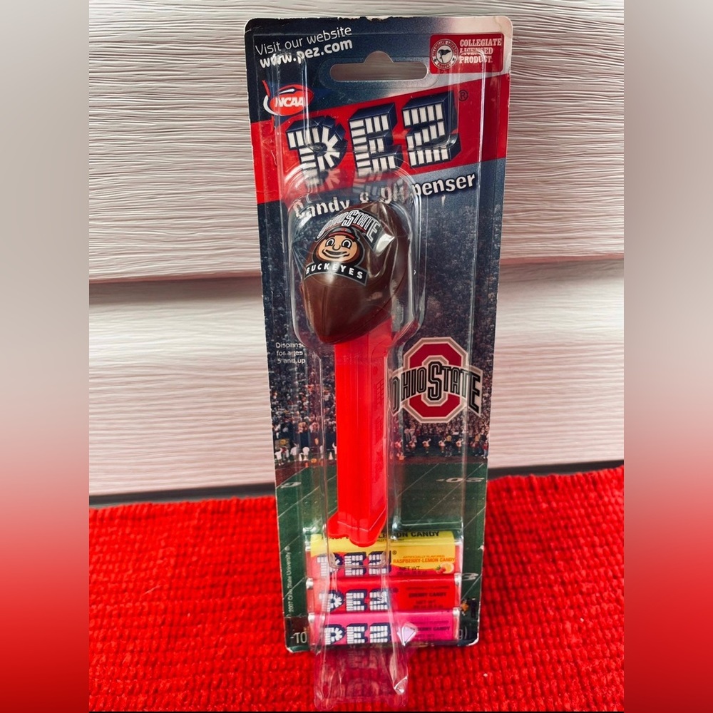 Vintage Ohio State Football Brutus Buckeye PEZ - 2007